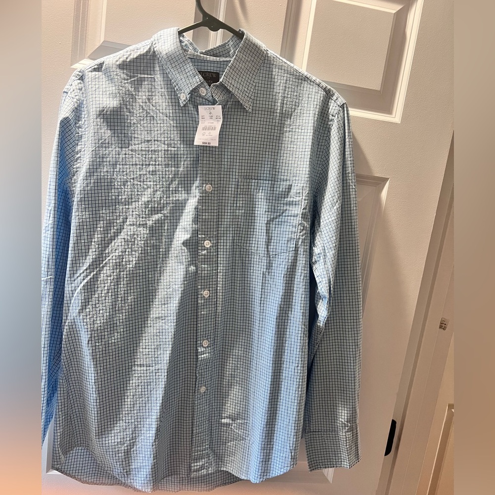 J. Crew Blue Casual Button Down Shirt